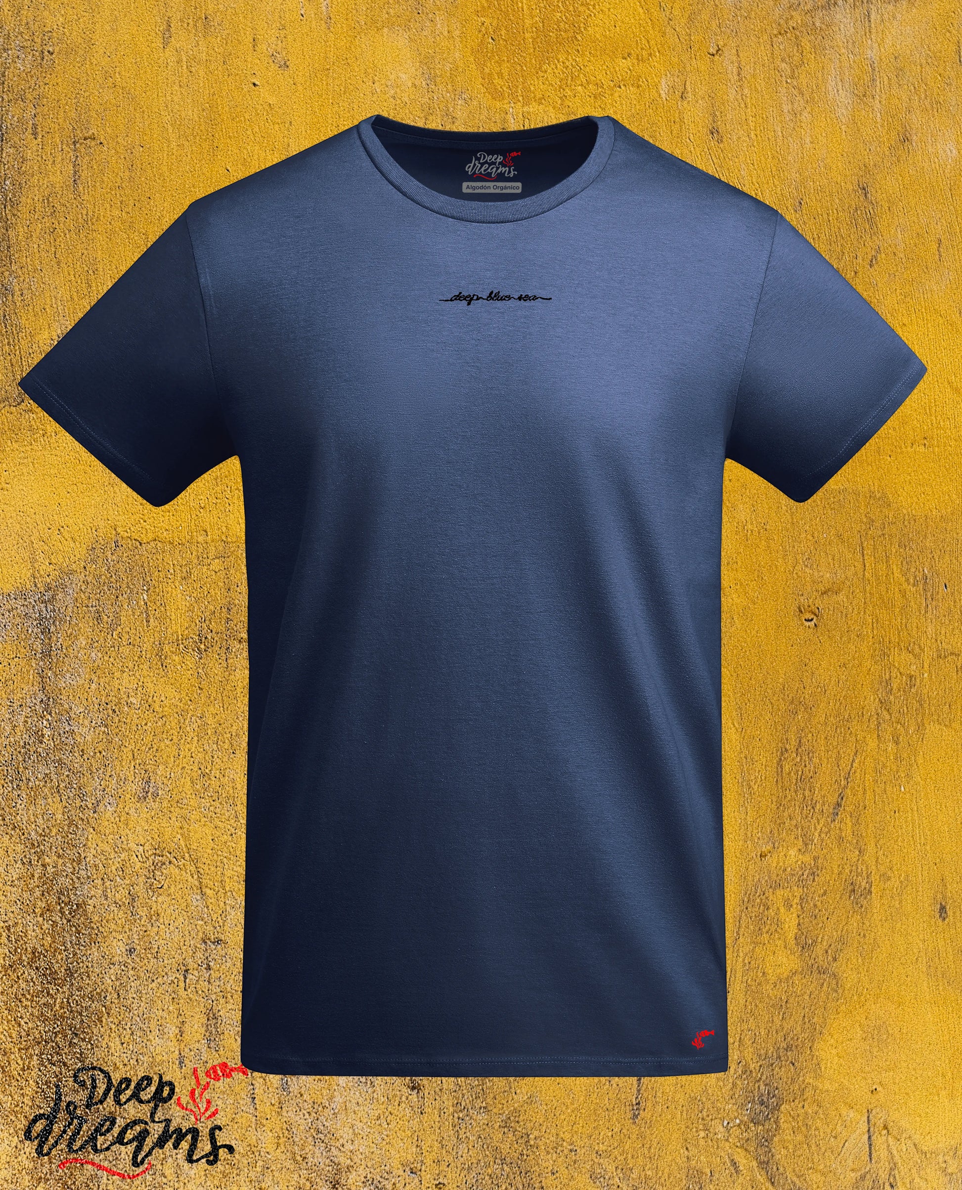 Camiseta hombre tiburón martillo color denim