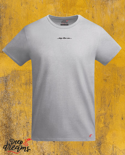 Camiseta hombre tiburón martillo color gris