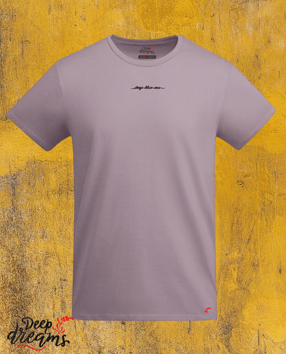 Camiseta hombre tiburón martillo color lavanda