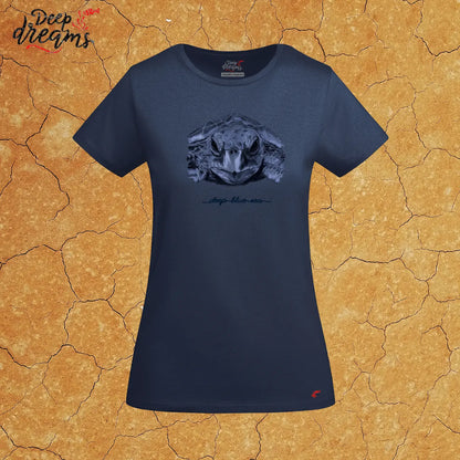 Camiseta mujer original tortuga denim