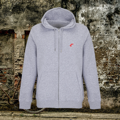 Sudadera con cremallera mujer deep dreams gris