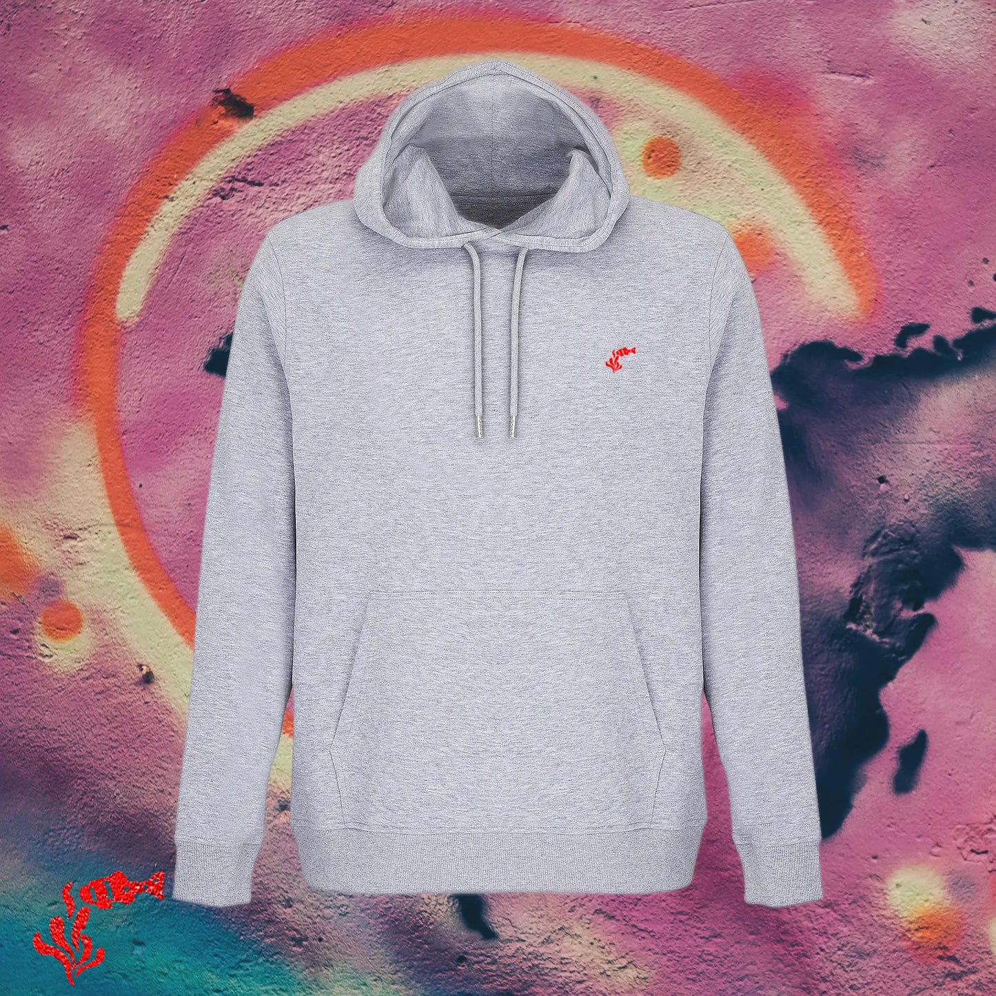 Sudadera con capucha hombre deep dreams gris