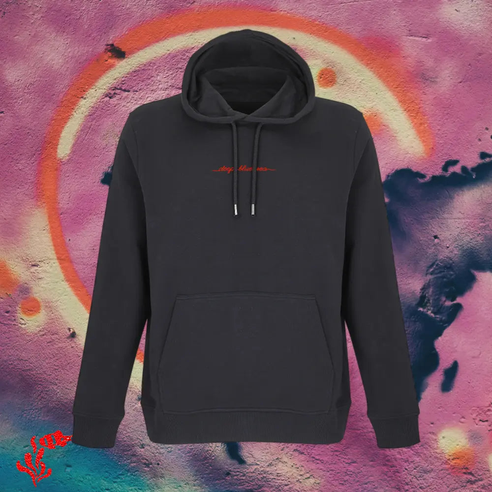 Sudadera original hombre tiburon martillo marino negra