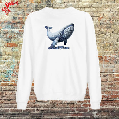 Sudadera original hombre ballena blanca