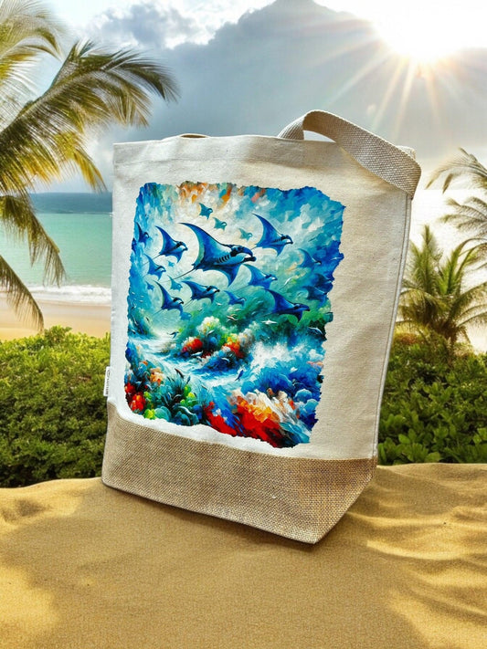 Bolsa Playa Grande Mantas - DeepDreams