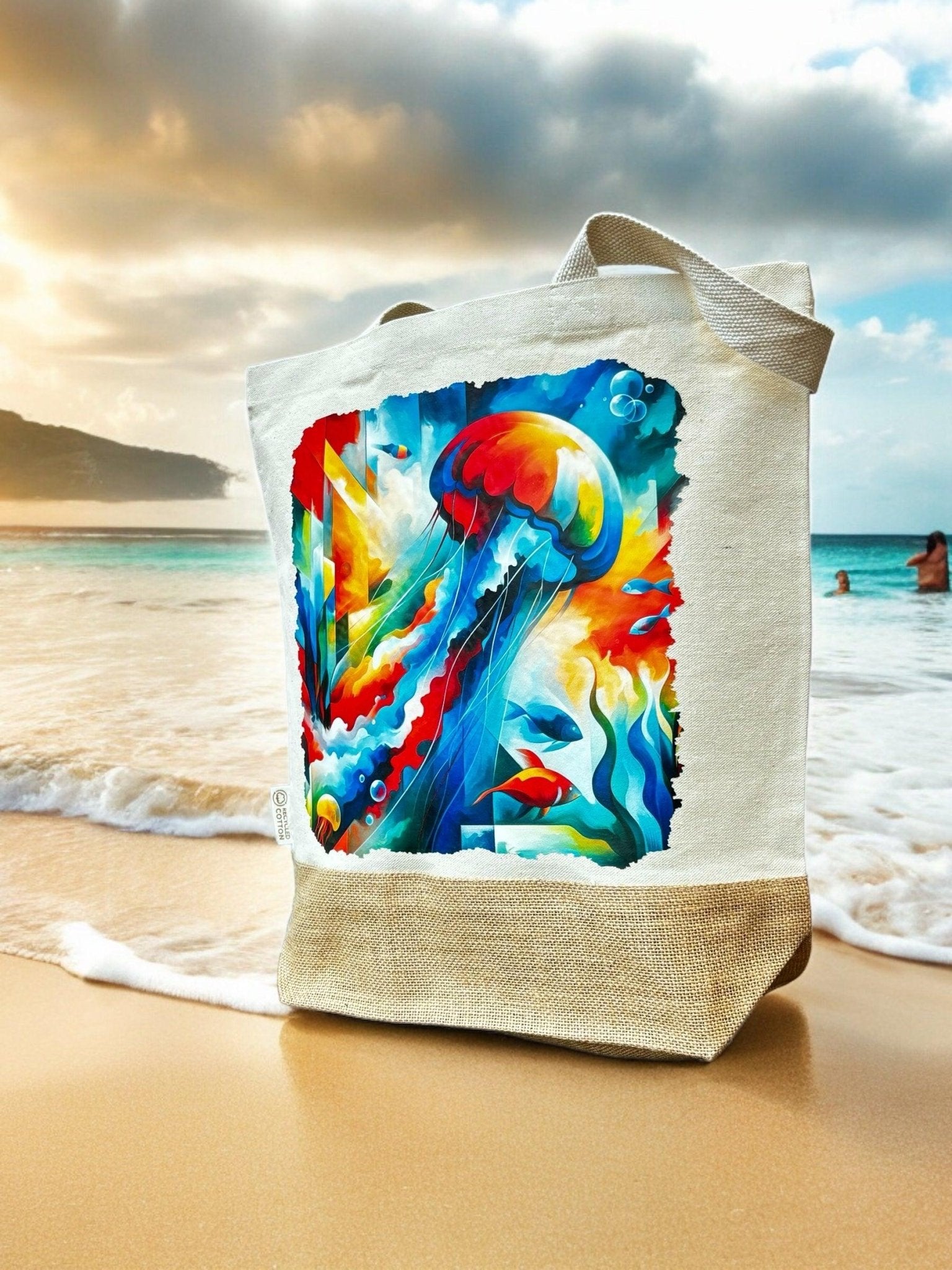 Bolsa Playa Grande Medusa - DeepDreams