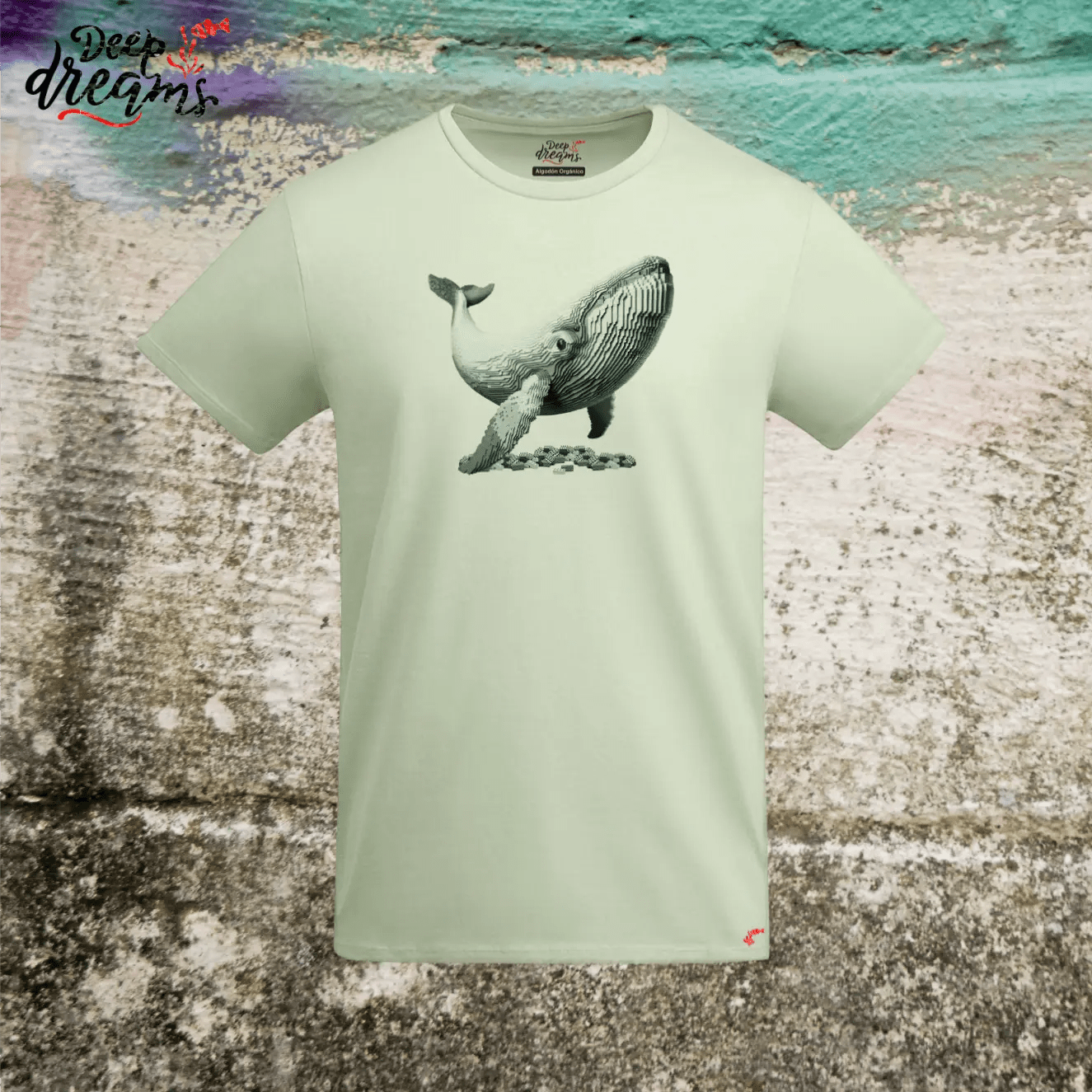 Camiseta Hombre Ballena - DeepDreams