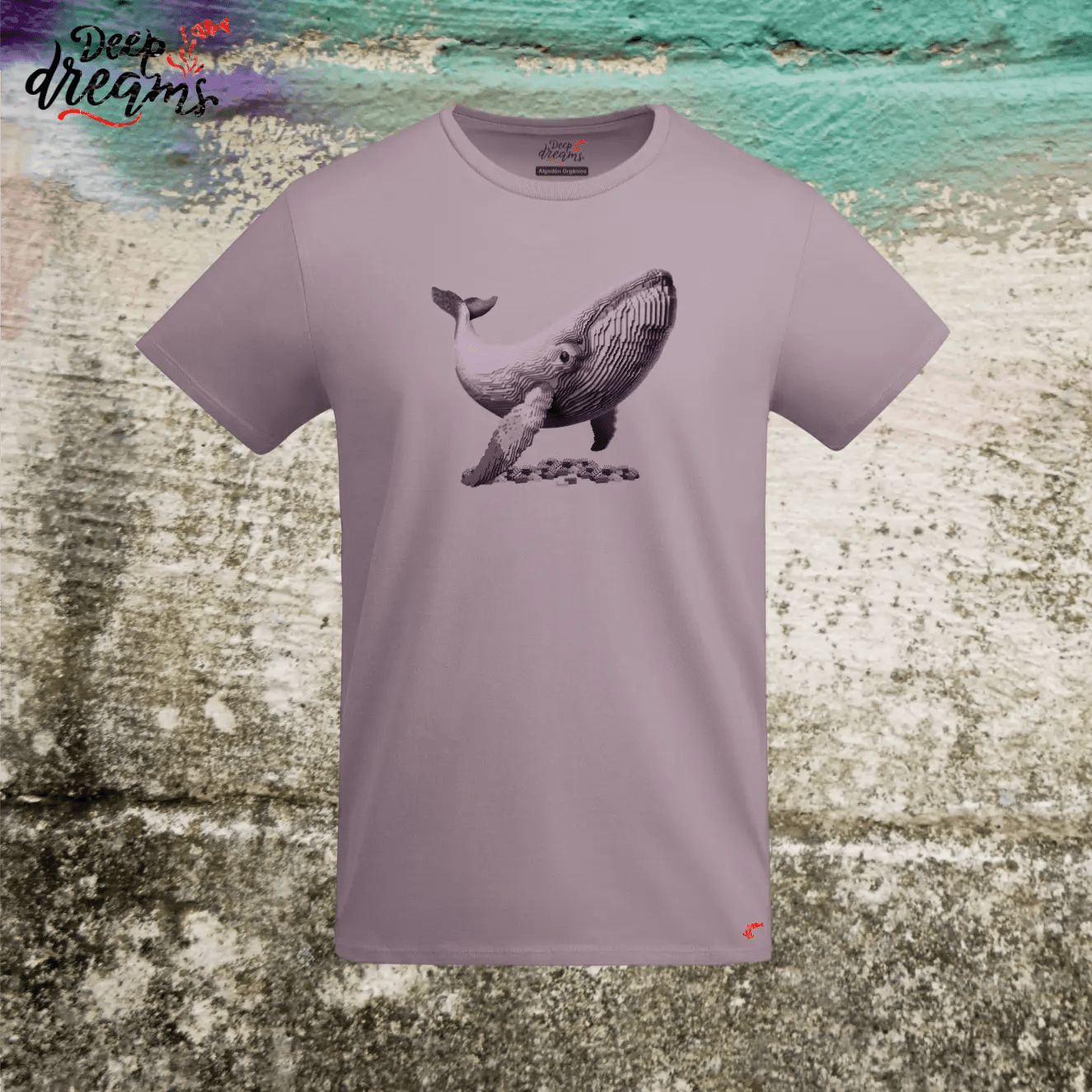 Camiseta Hombre Ballena - DeepDreams