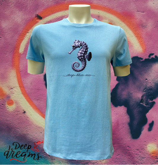 Camiseta Hombre Caballito de Mar - DeepDreams