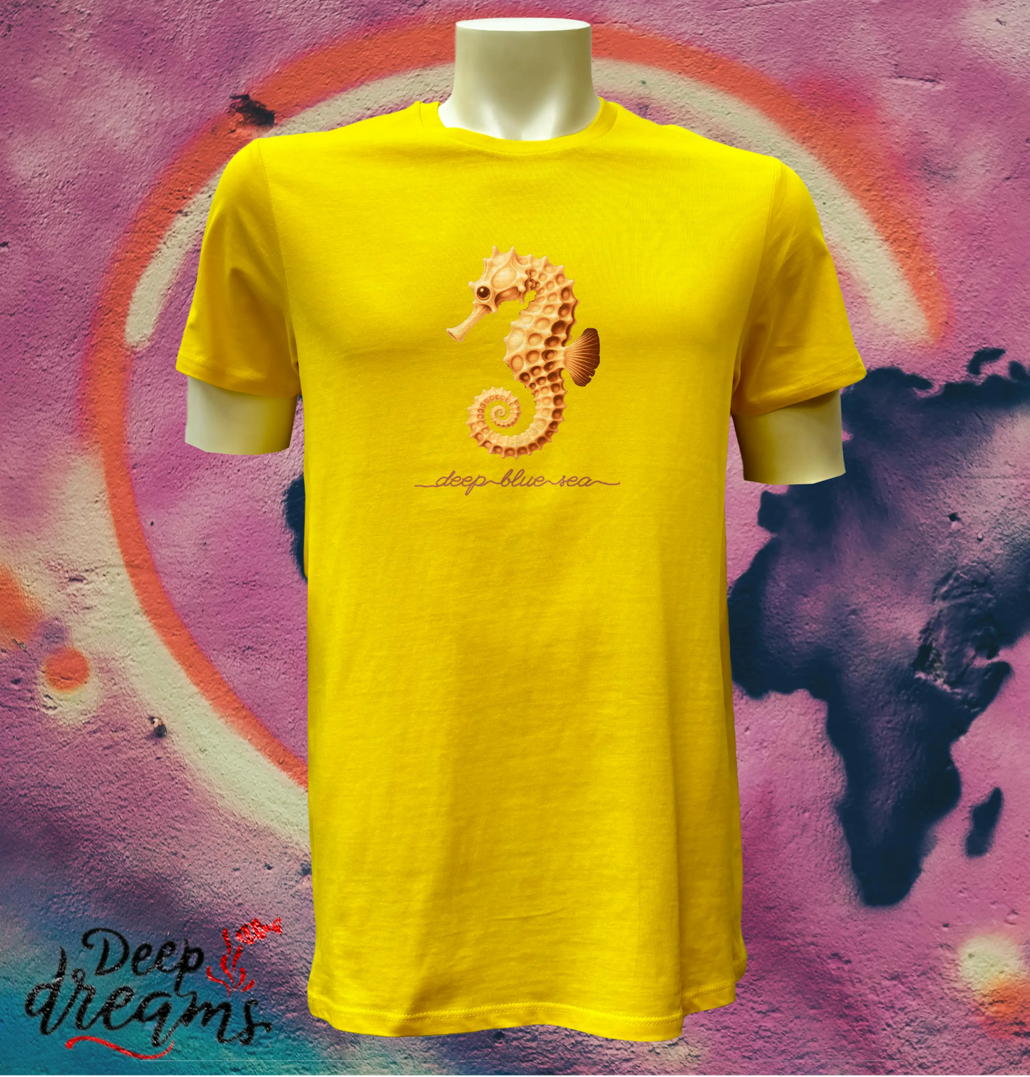 Camiseta Hombre Caballito de Mar - DeepDreams