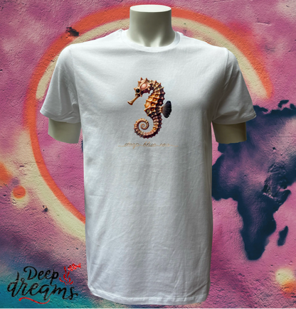 Camiseta Hombre Caballito de Mar - DeepDreams