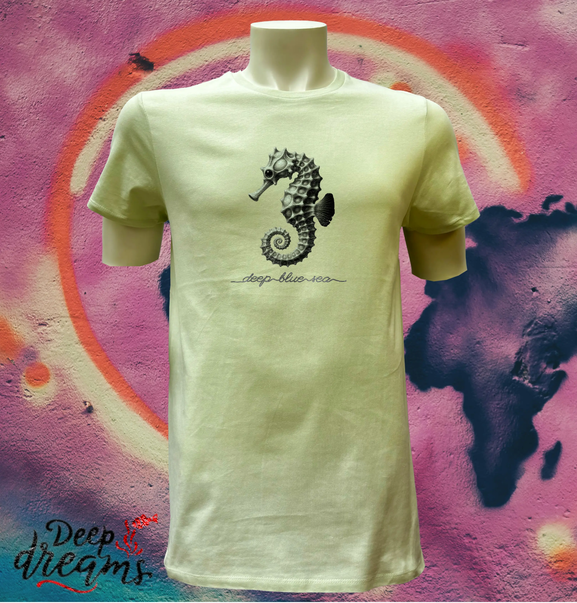 Camiseta Hombre Caballito de Mar - DeepDreams