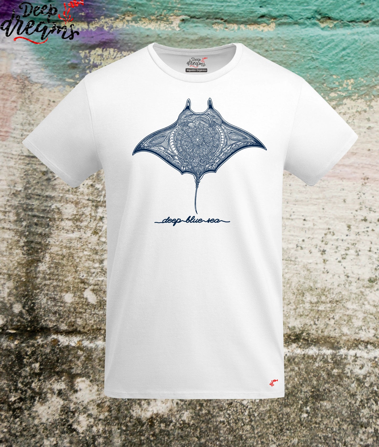 Camiseta Hombre Manta Gigante - DeepDreams