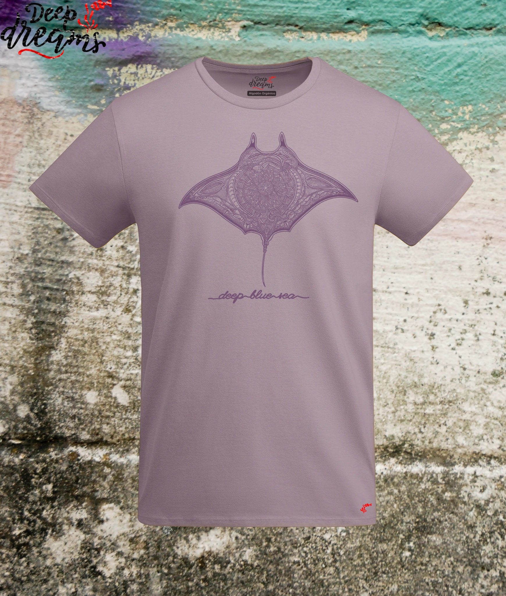 Camiseta Hombre Manta Gigante - DeepDreams