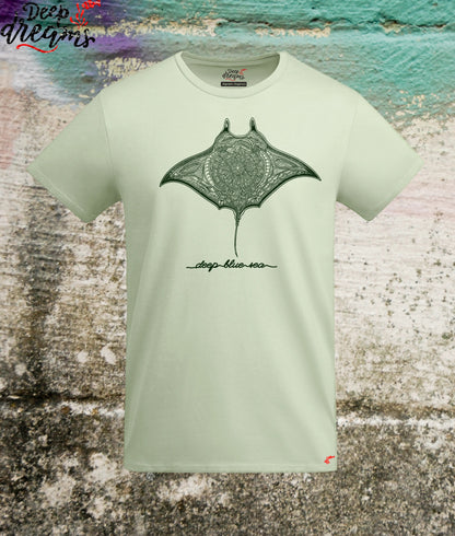 Camiseta Hombre Manta Gigante - DeepDreams