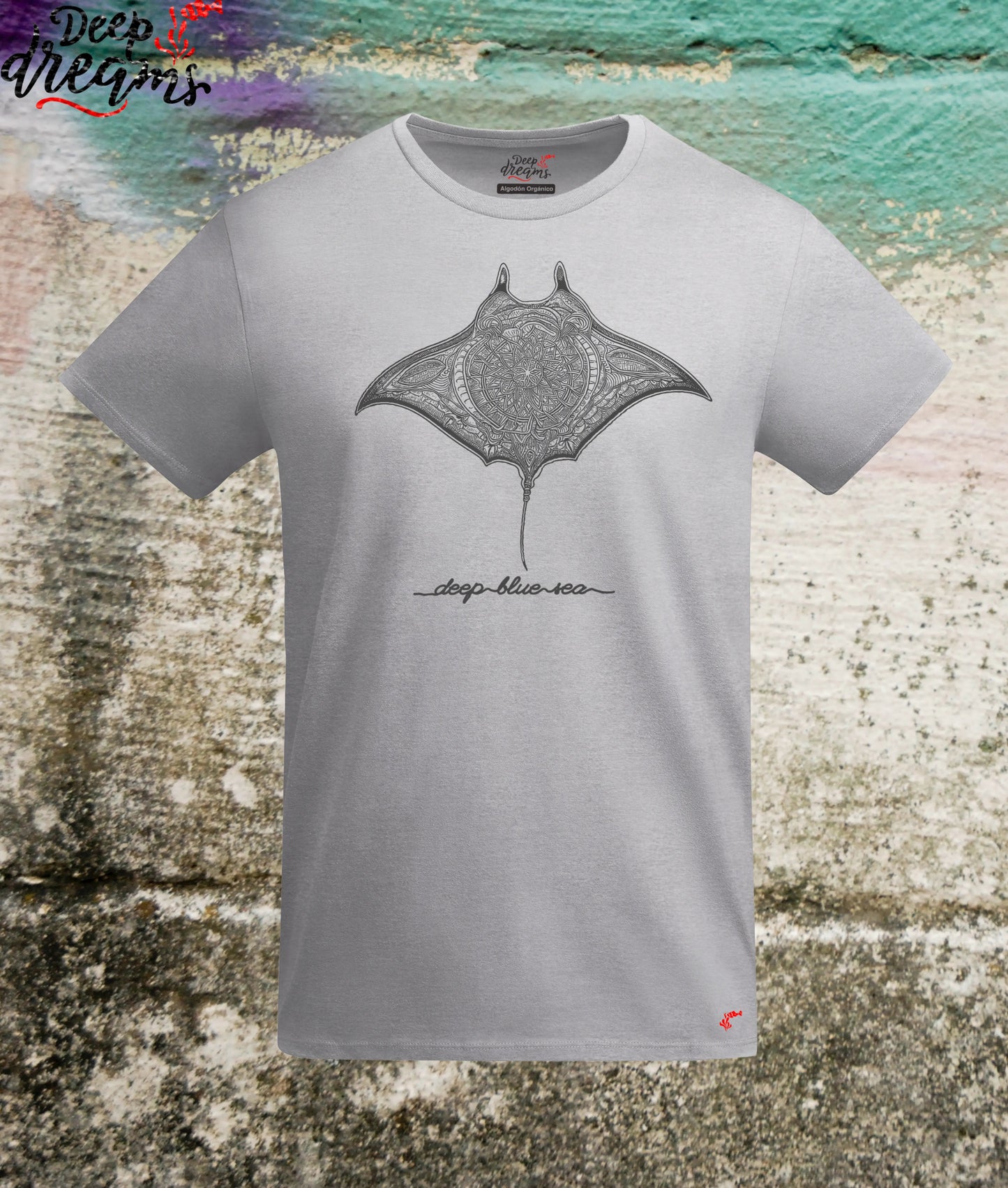 Camiseta Hombre Manta Gigante - DeepDreams