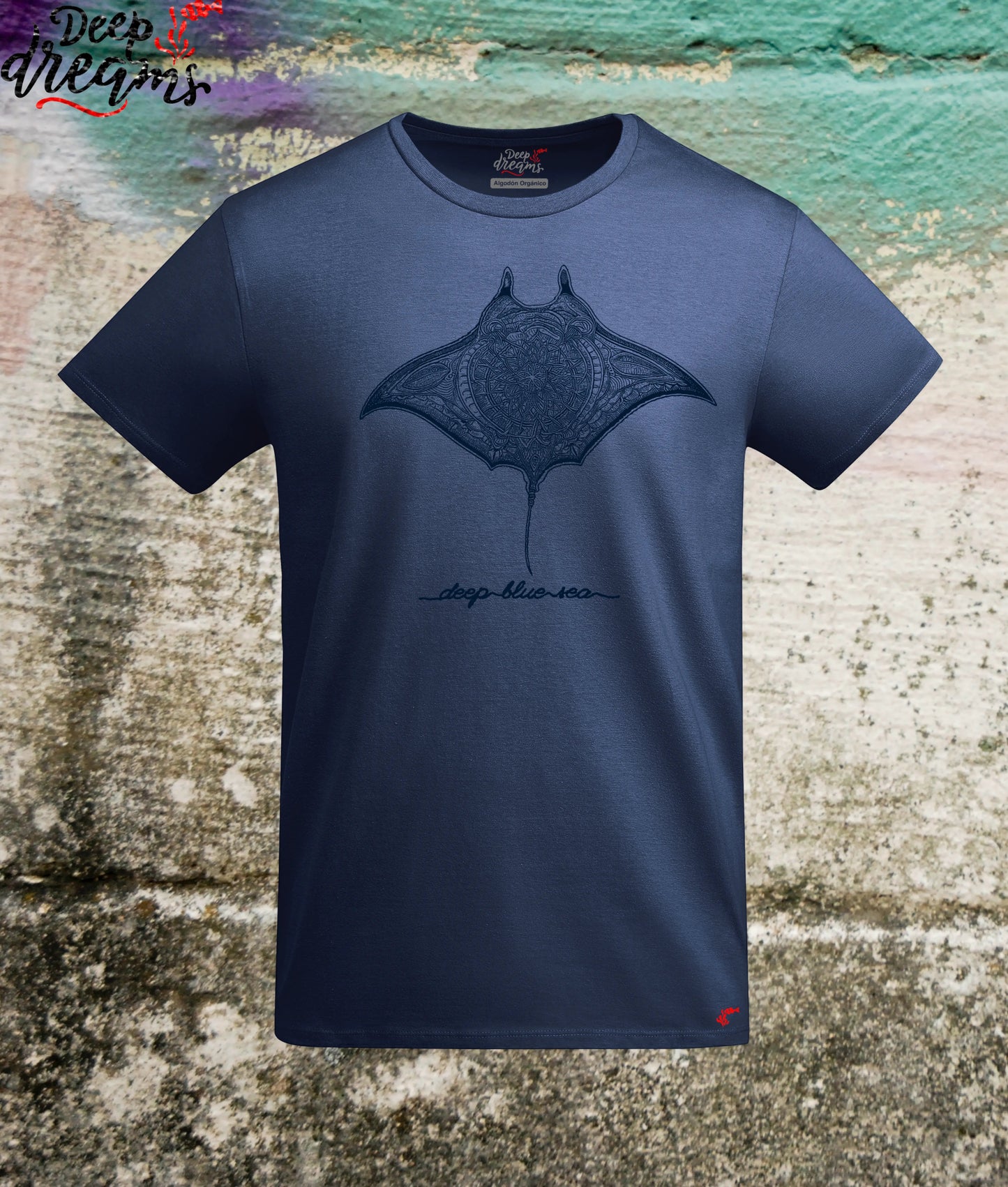 Camiseta Hombre Manta Gigante - DeepDreams