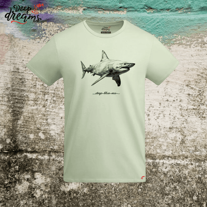 Camiseta Hombre Tiburón Blanco - DeepDreams