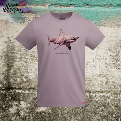 Camiseta Hombre Tiburón Blanco - DeepDreams