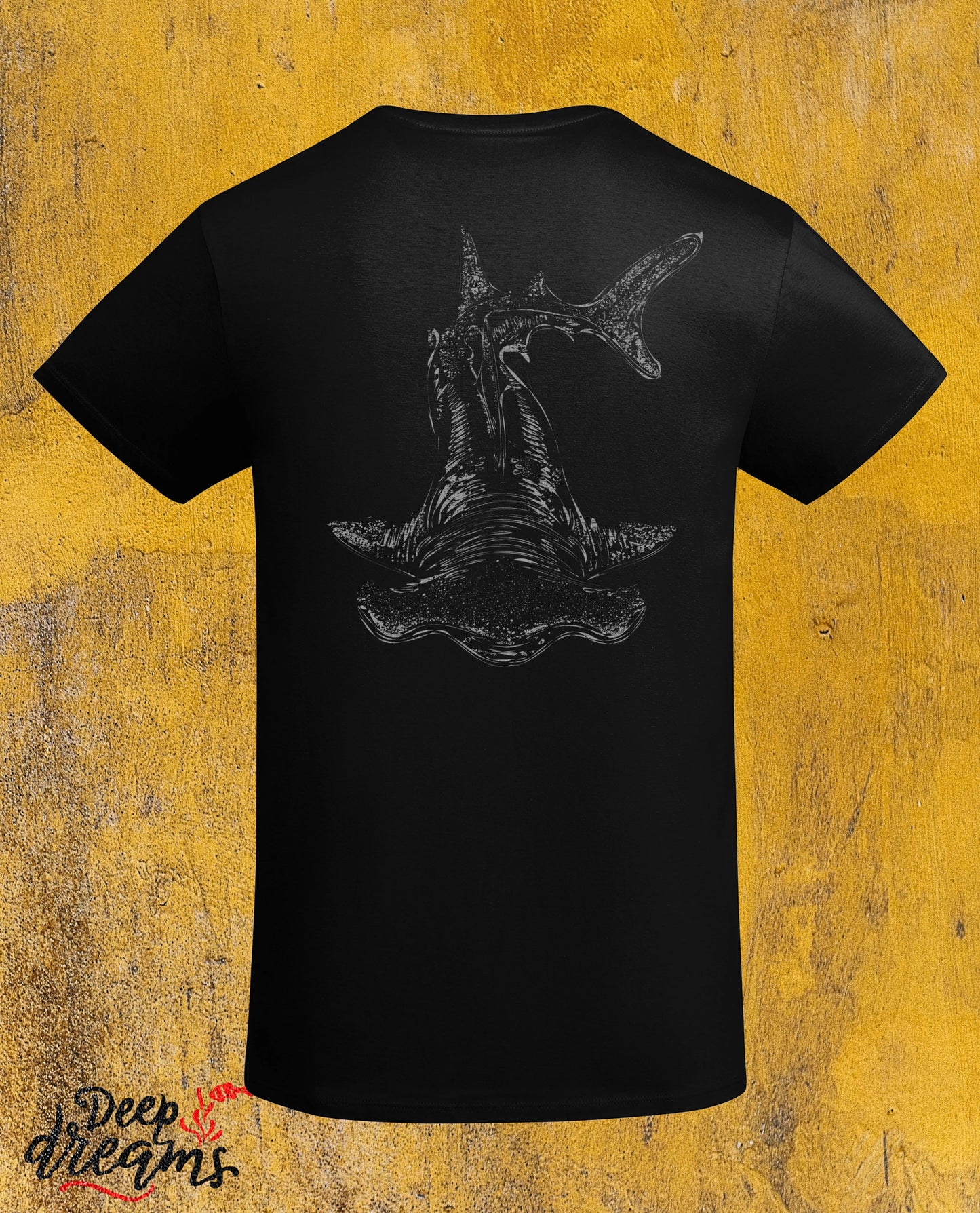 Camiseta Hombre Tiburón Martillo - DeepDreams