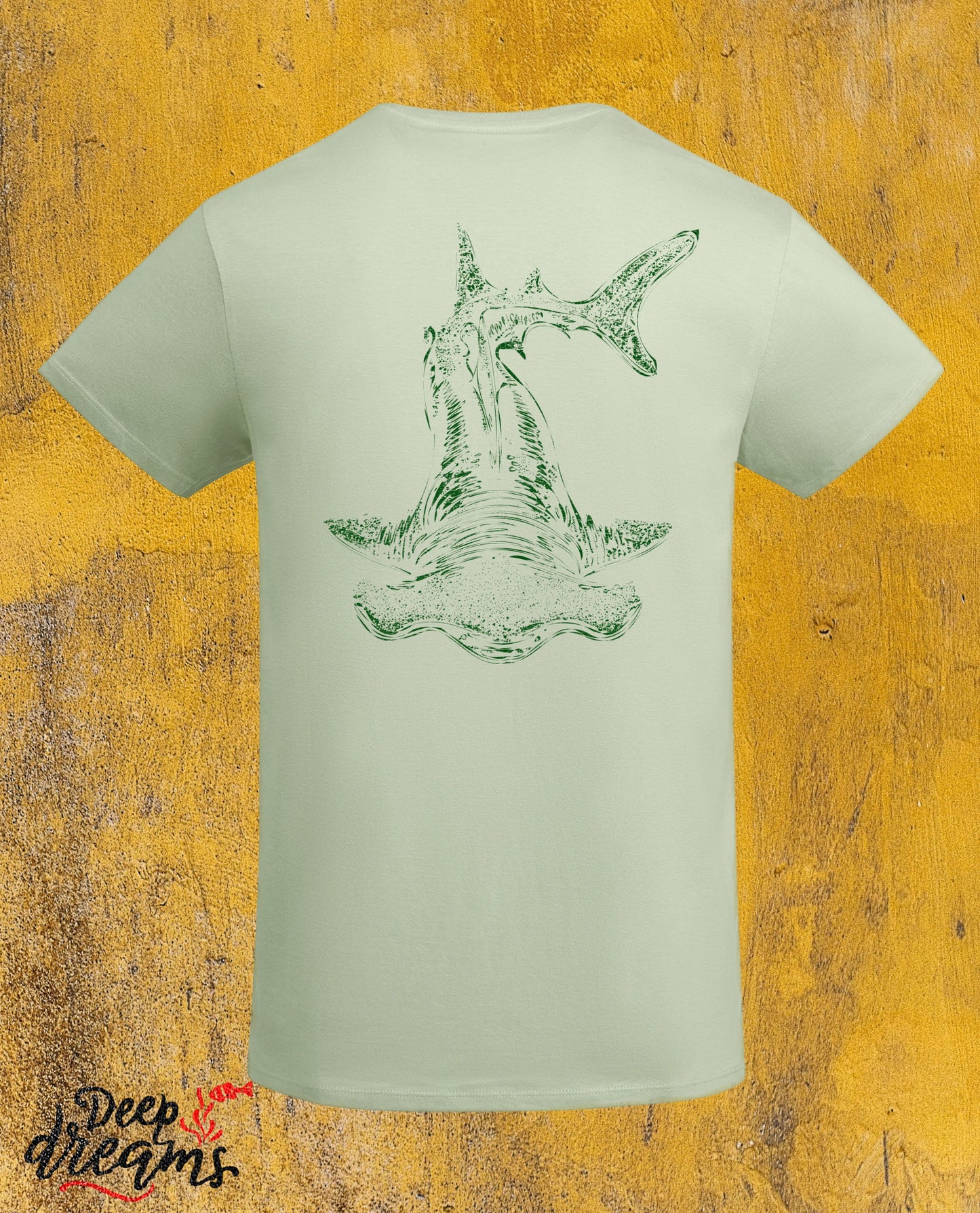 Camiseta Hombre Tiburón Martillo - DeepDreams