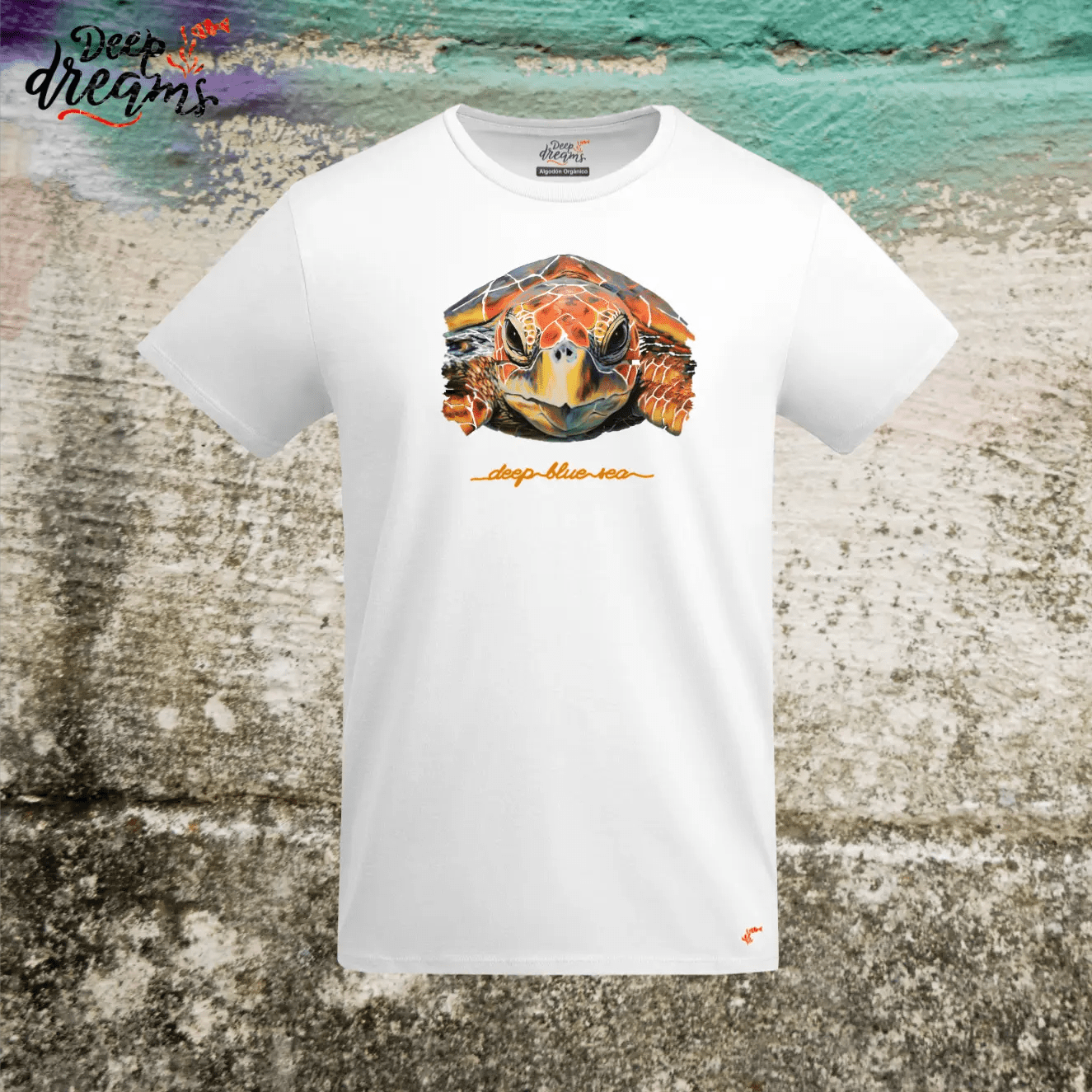 Camiseta Hombre Tortuga - DeepDreams