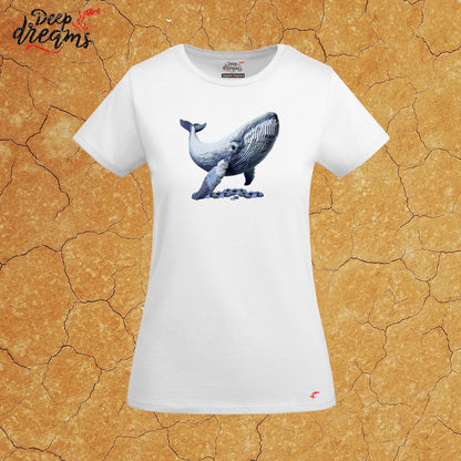 Camiseta Mujer Ballena - DeepDreams