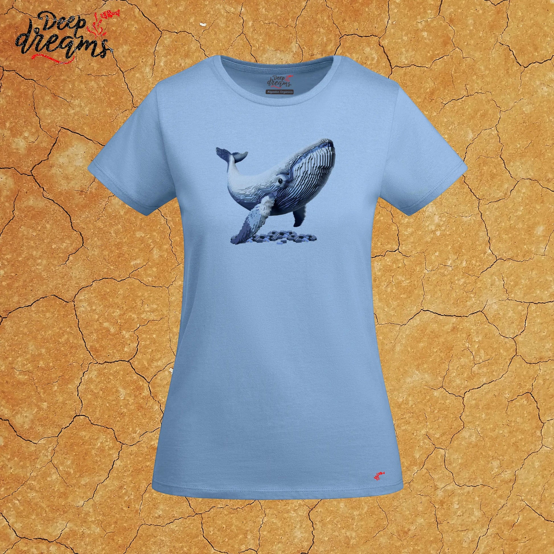 Camiseta Mujer Ballena - DeepDreams