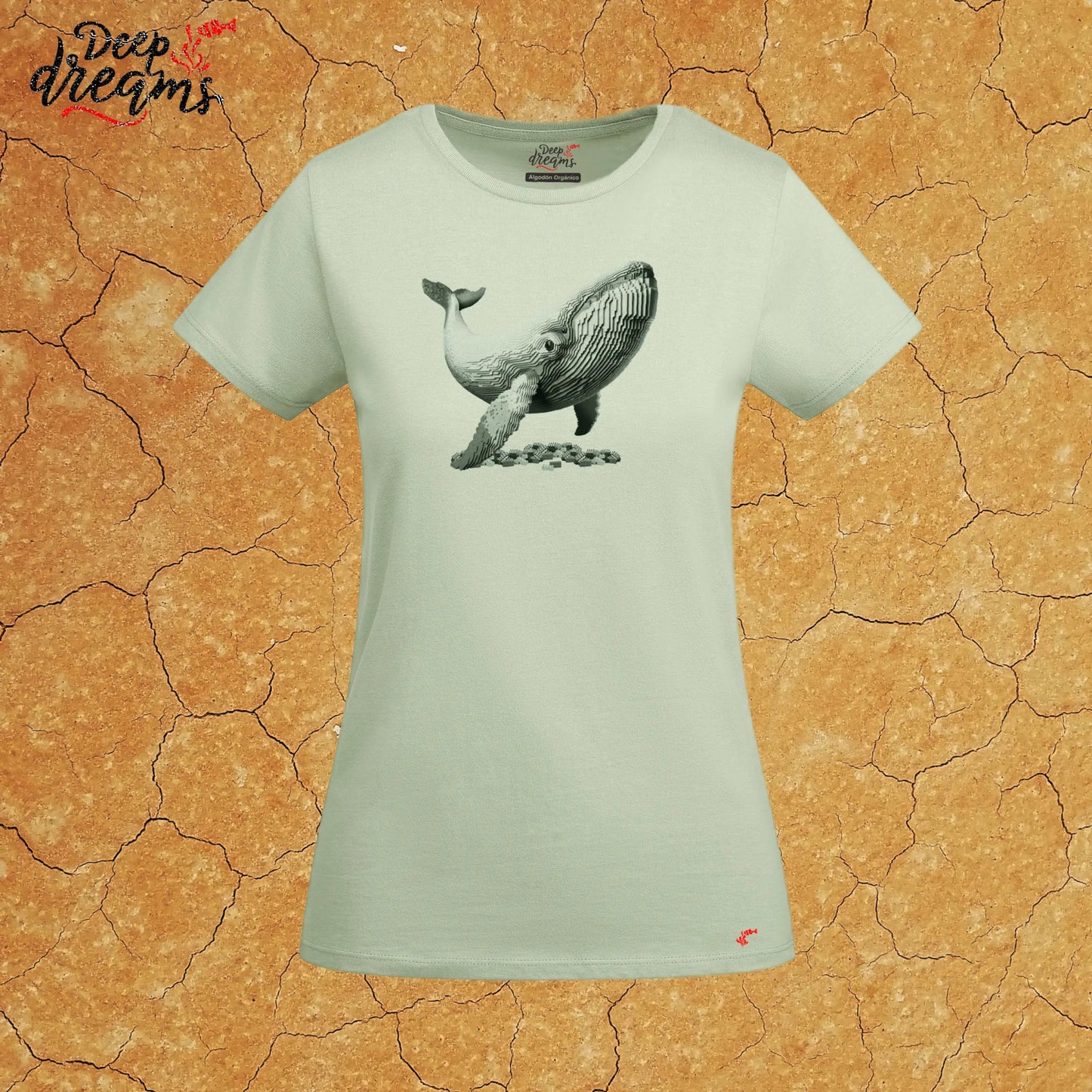 Camiseta Mujer Ballena - DeepDreams