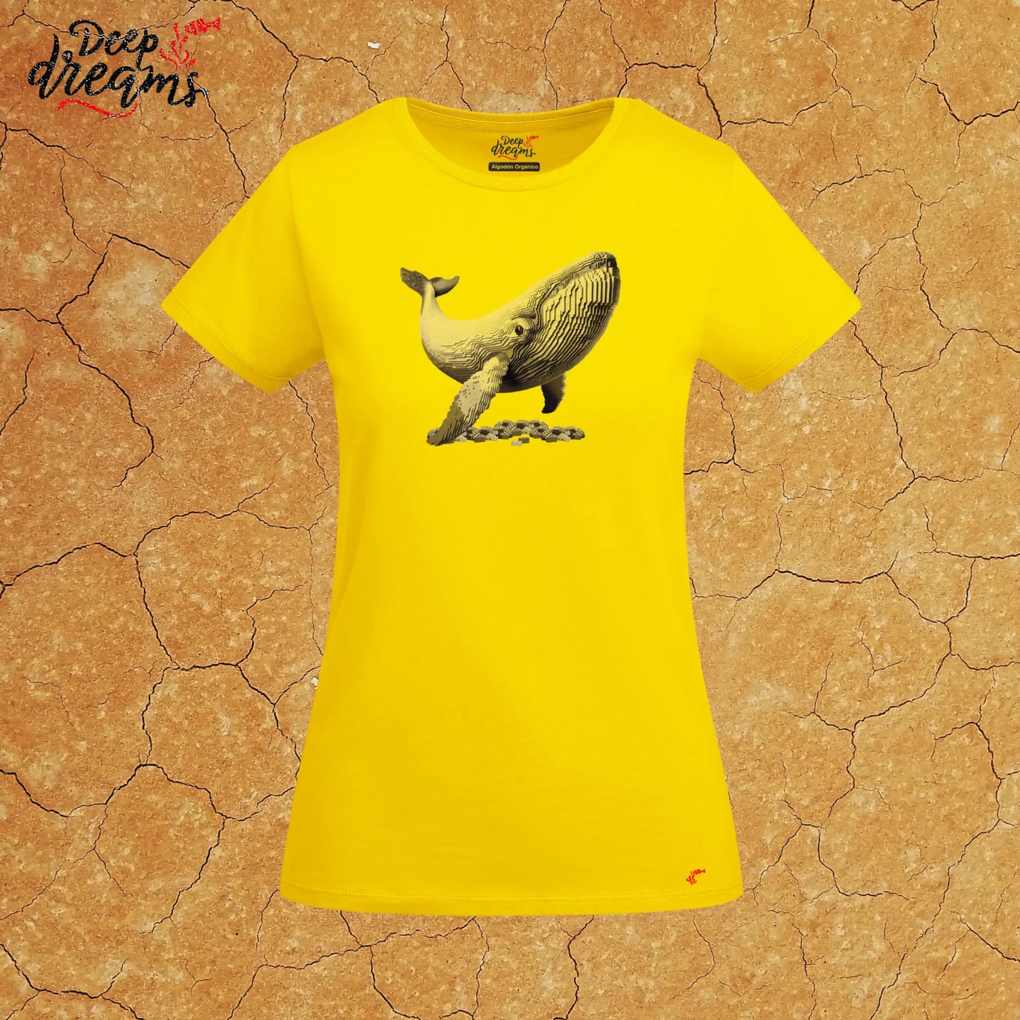 Camiseta Mujer Ballena - DeepDreams