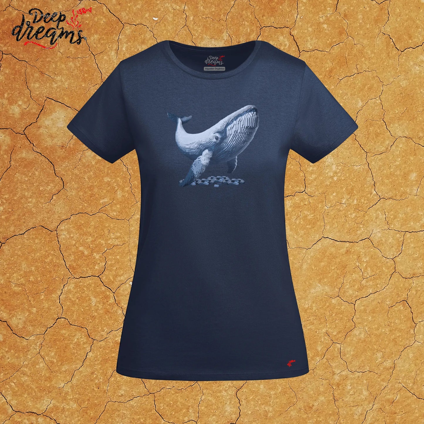 Camiseta Mujer Ballena - DeepDreams