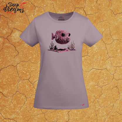 Camiseta Mujer Pez Globo - DeepDreams