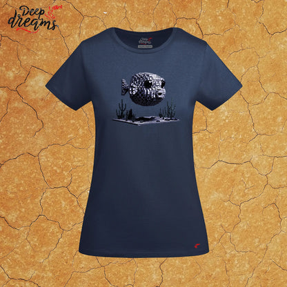 Camiseta Mujer Pez Globo - DeepDreams