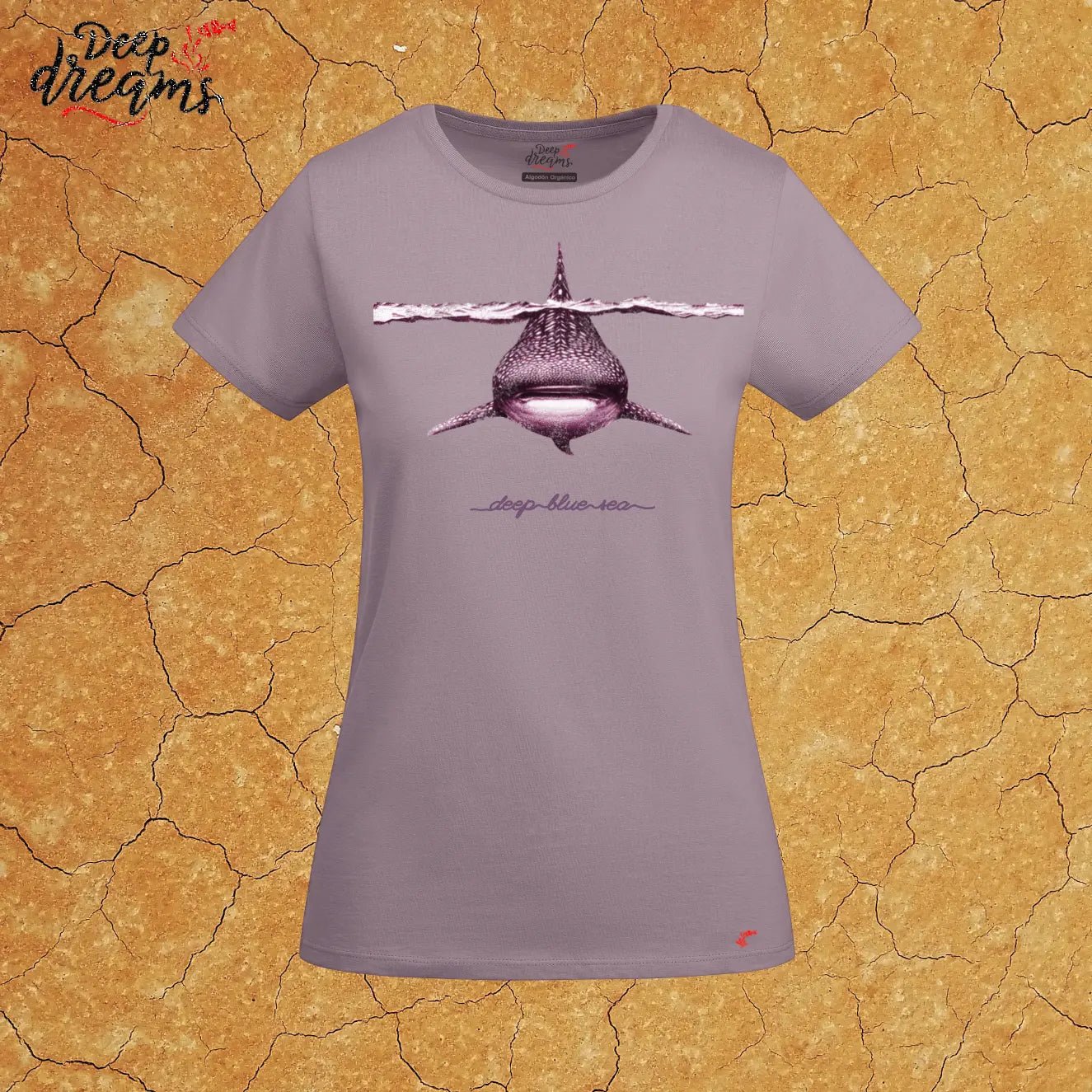 Camiseta Mujer Tiburón Ballena - DeepDreams