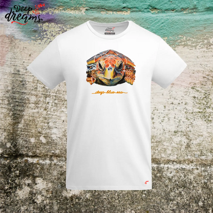 camiseta hombre original tortuga blanca