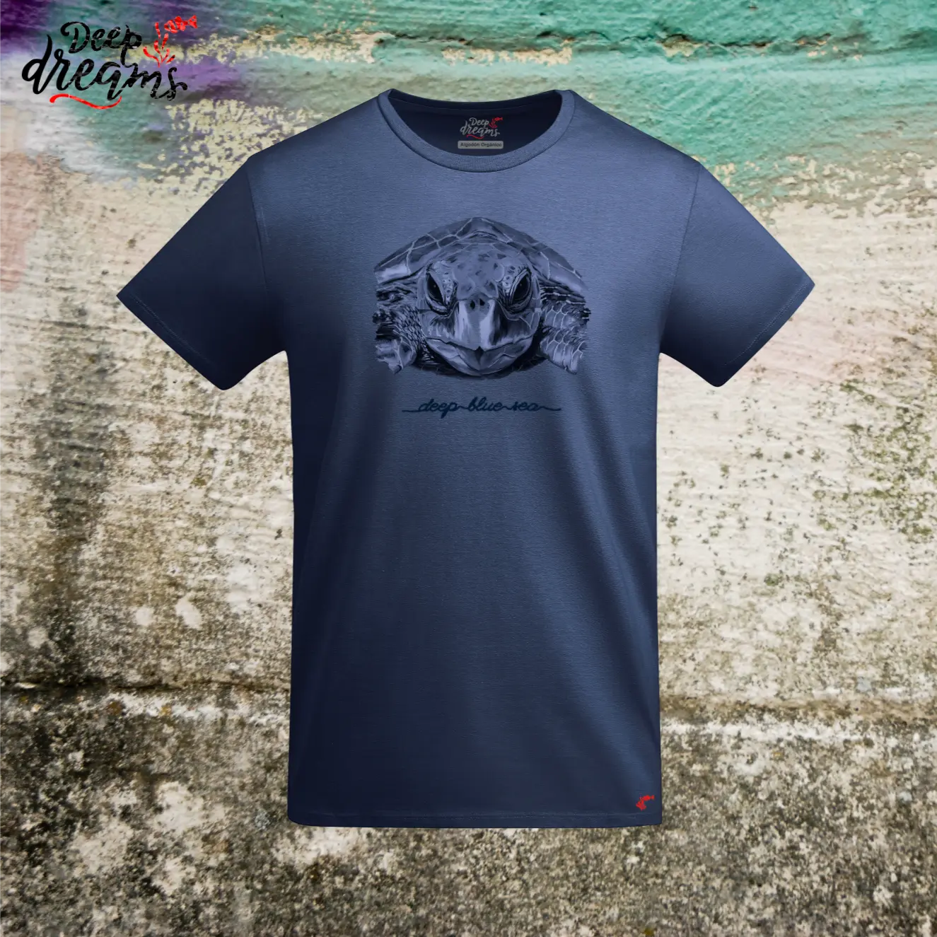 camiseta hombre original tortuga denim