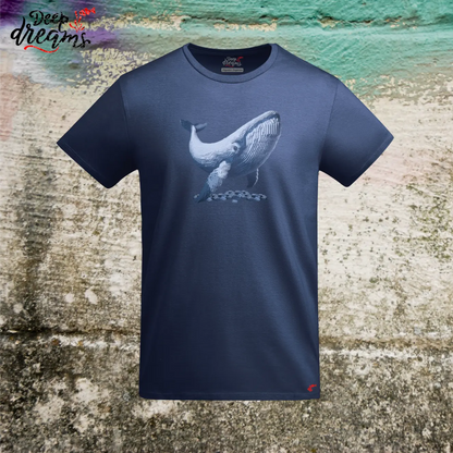 camiseta original hombre ballena denim