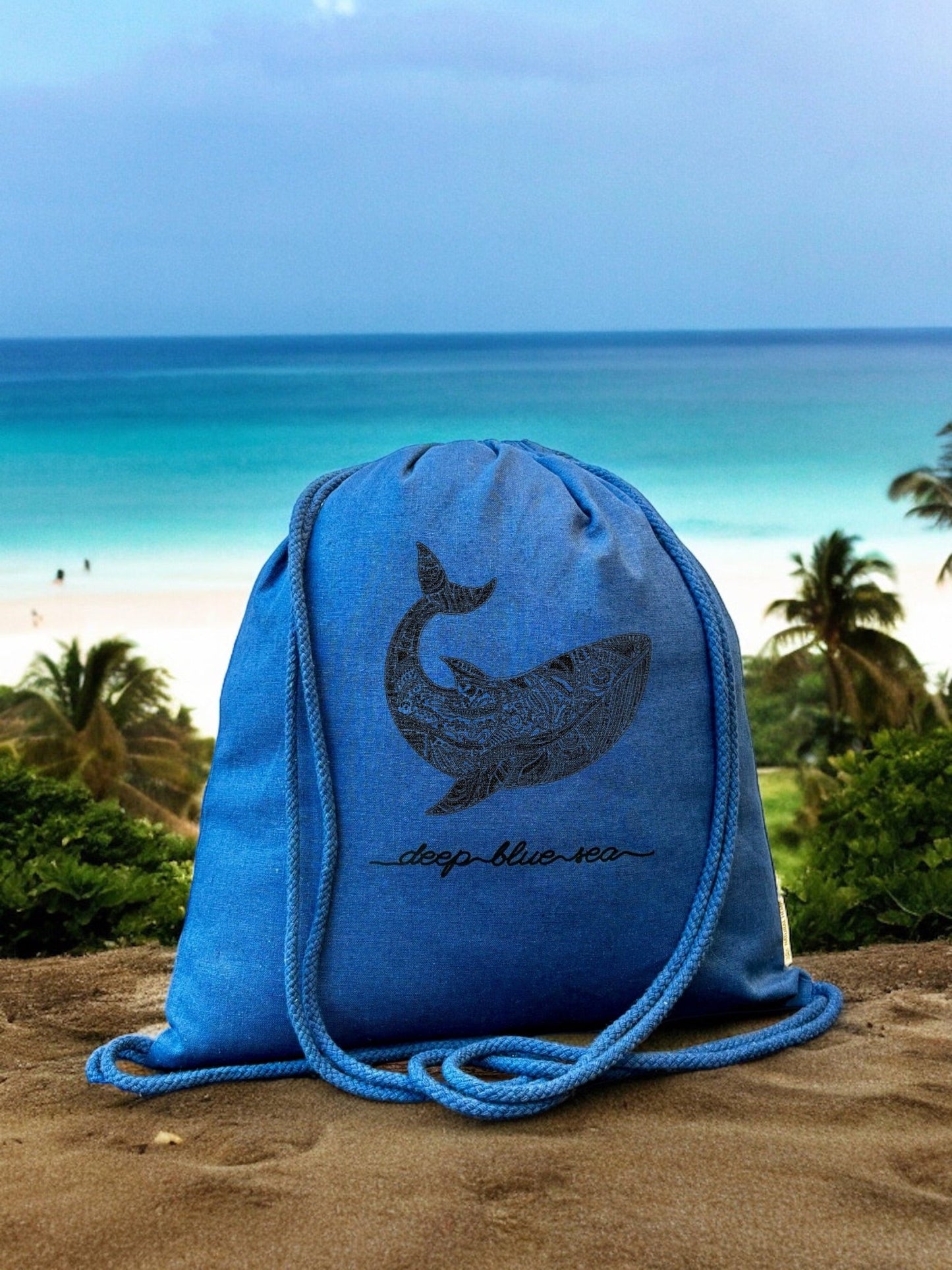 Mochila de cáñamo Ballena - DeepDreams