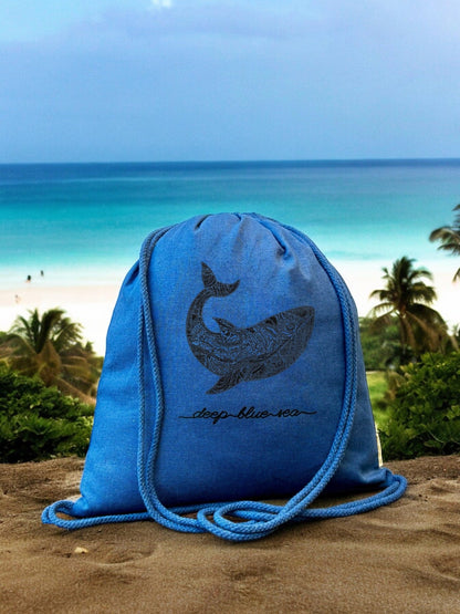 Mochila de cáñamo Ballena - DeepDreams