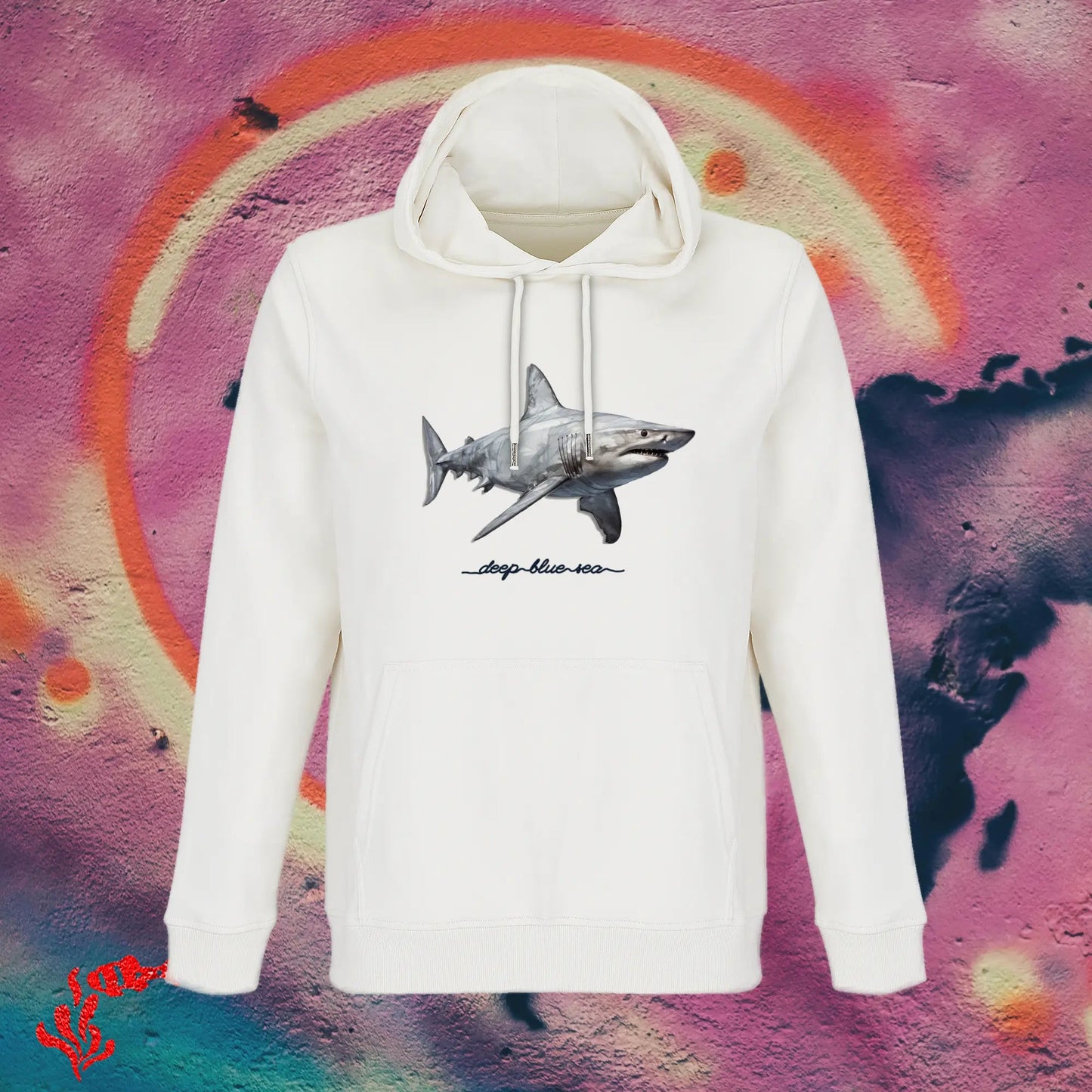 Sudadera Blanca Con Capucha - DeepDreams