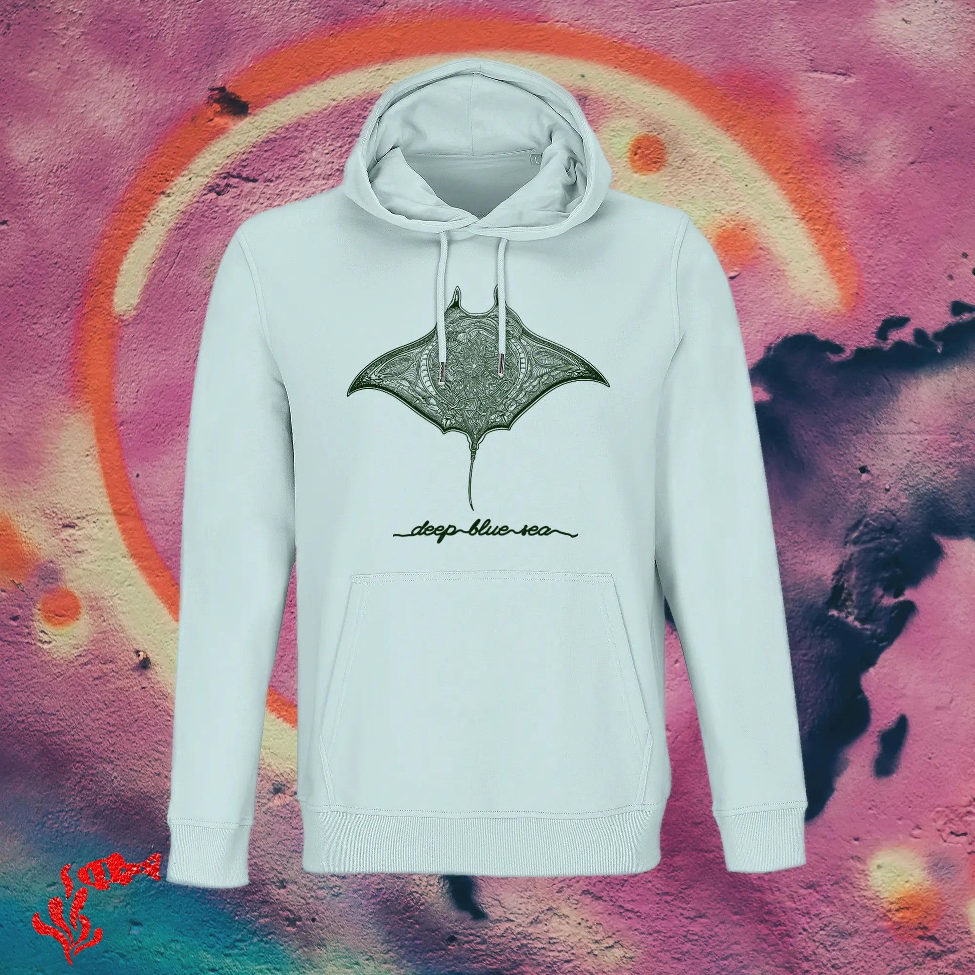 Sudadera con capucha Unisex Manta Gigante - DeepDreams