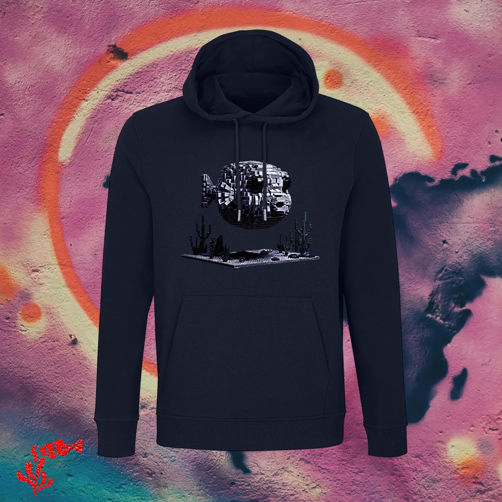 Sudadera con capucha Unisex Pez Globo - DeepDreams