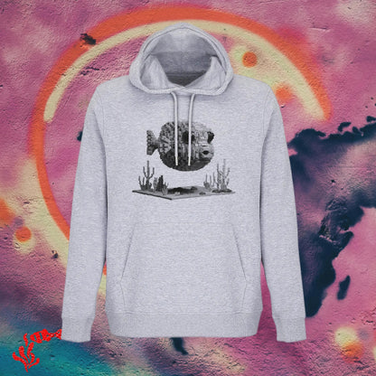 Sudadera con capucha Unisex Pez Globo - DeepDreams