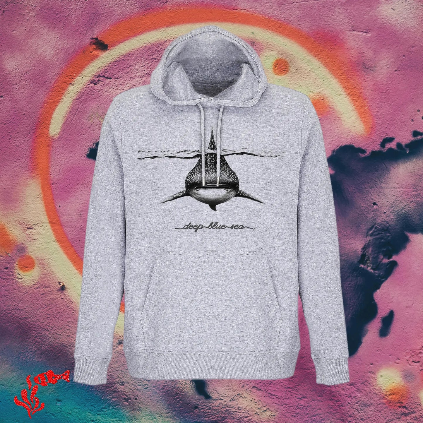 Sudadera con capucha Unisex Tiburón Ballena - DeepDreams