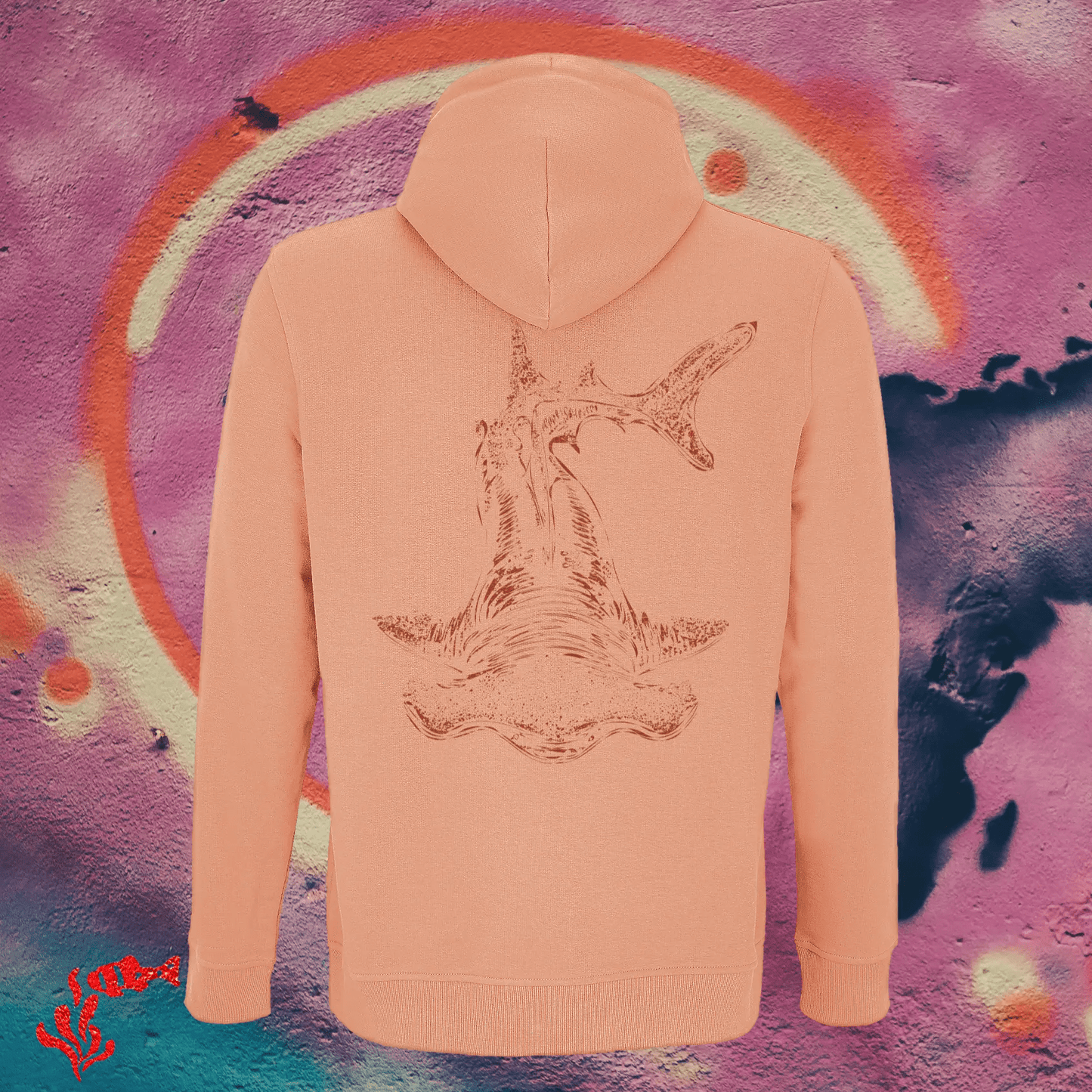 Sudadera con capucha Unisex Tiburón Martillo - DeepDreams