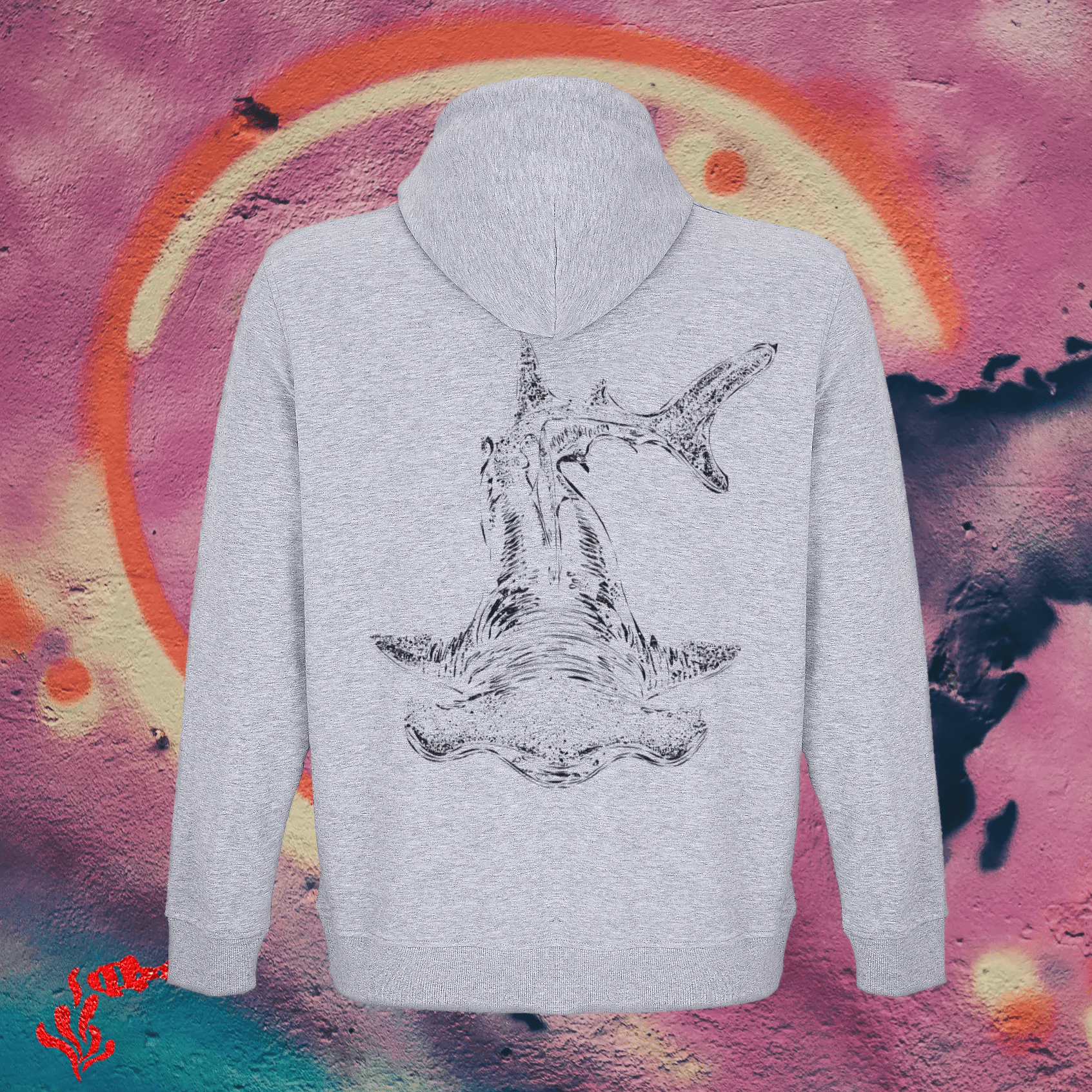 Sudadera con capucha Unisex Tiburón Martillo - DeepDreams