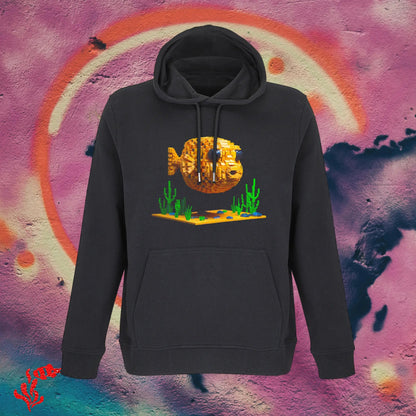 Sudadera Negra Con Capucha - DeepDreams