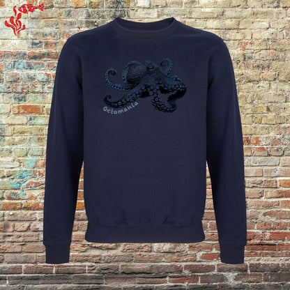 Sudadera Unisex Pulpo Anillos Azules - DeepDreams