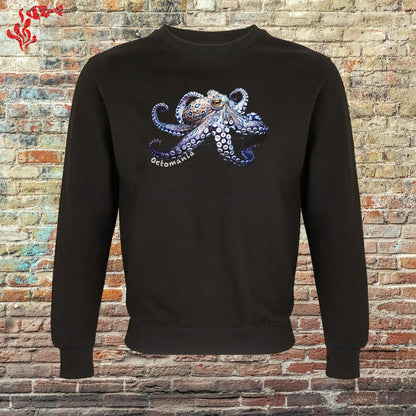 Sudadera Unisex Pulpo Anillos Azules - DeepDreams